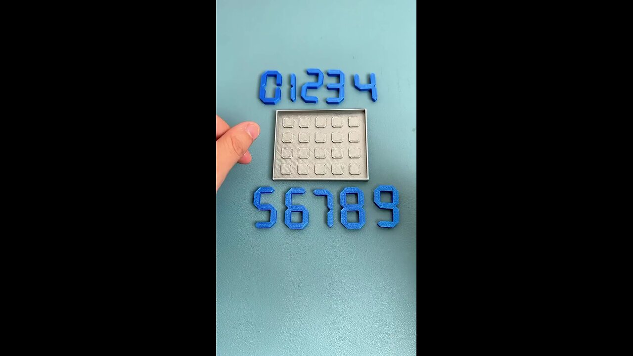 A brilliant 3D printed numerical puzzle [📹 univea42]