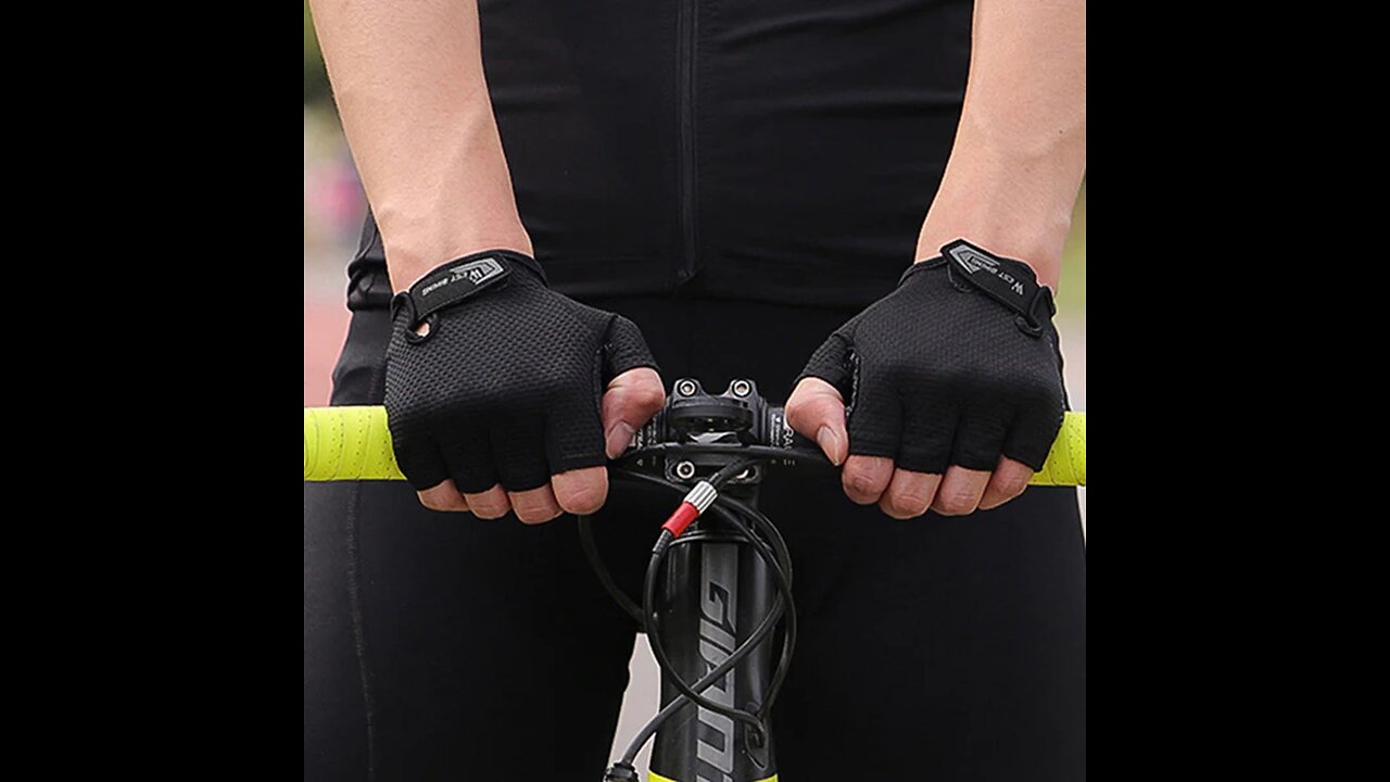 Summer Shock-Absorbing Breathable Half-Finger Cycling Gloves