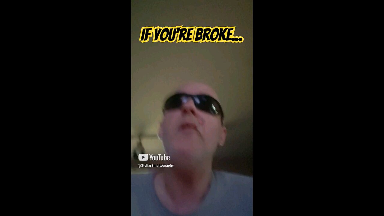 Useless Advice #5 | If You're Broke