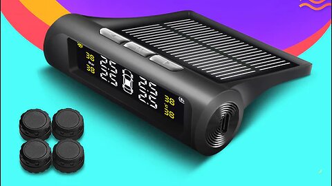 Solar Wireless Tire Pressure Monitor - Your Best Tire Maintenance Buddy