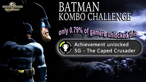 Getting "The Caped Crusader" Achievement - Mortal Kombat Vs DC Universe