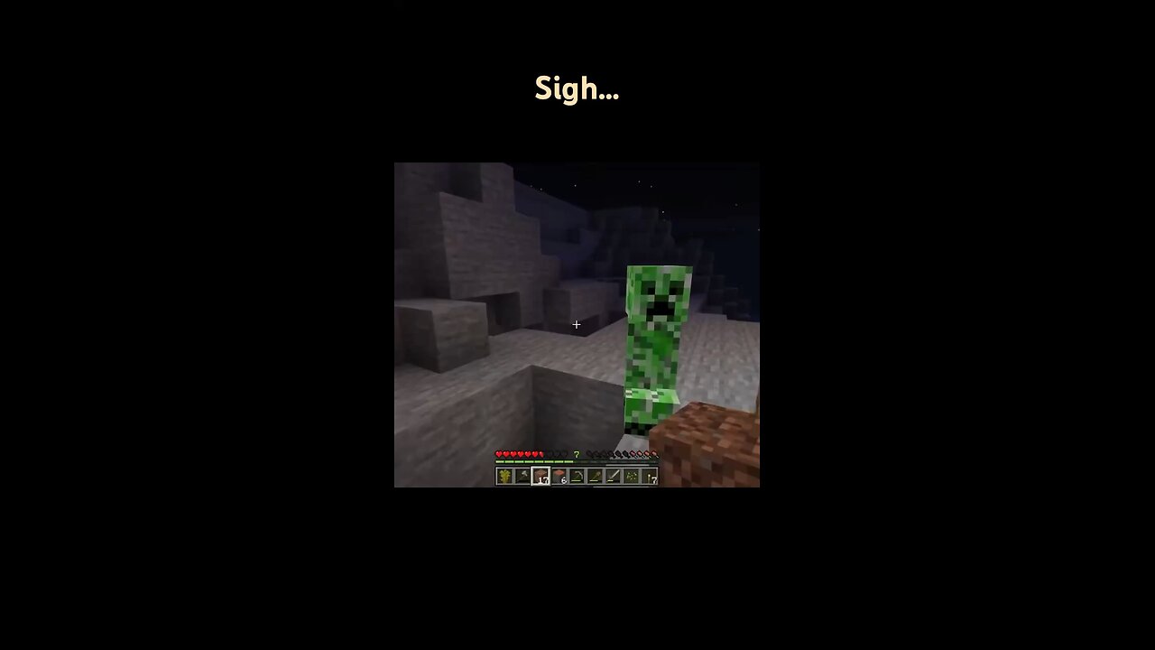 Nothing quite like false hope… #minecraft #gaming #fail #creeper