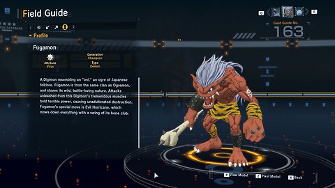 fugamon all digivolution/de-digivolution/profile Digimon Story Time Stranger