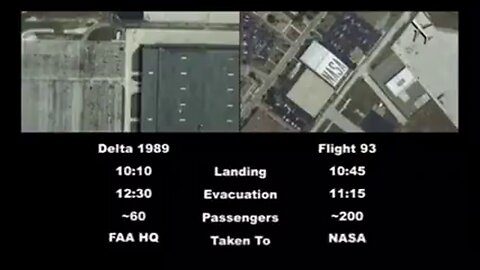 [Jan 16, 2025] Flight 93 Redirected to Cleveland Hopkins Airport and Shuttled into NASA Building on 9-11 [X@NicoleNonya]