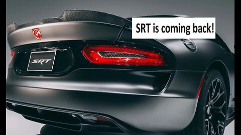 SRT is back! Stellantis to bring sub brand back to push boundaries