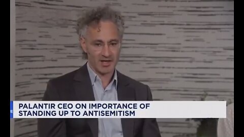 Palantir CEO Alex Carp believes the US needs to scrap the First Amendment
