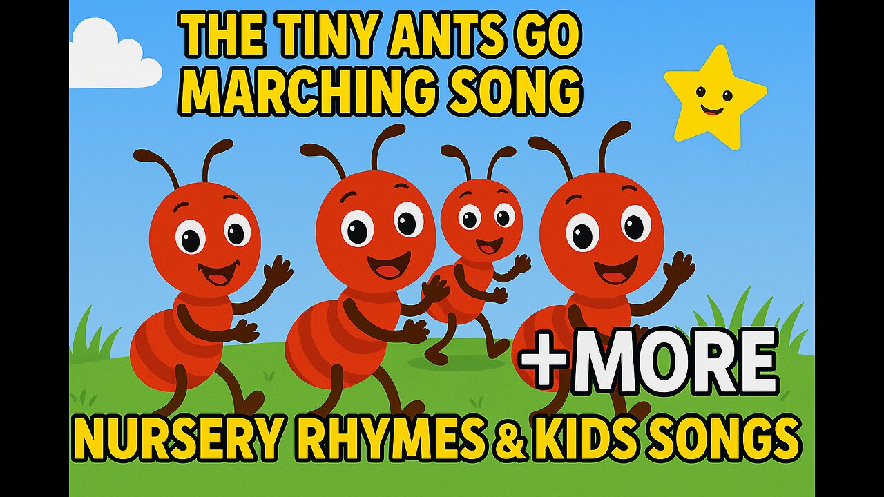 The Tiny Ants Go Marching Song + MORE Nursery Rhymes & Kids Songs । funny songs ।।