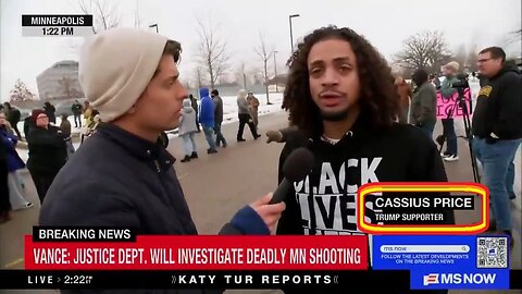 Media Malpractice: MS NOW Interviews A 'Trump Supporter' In Minneapolis … Wearing A BLM Hoodie
