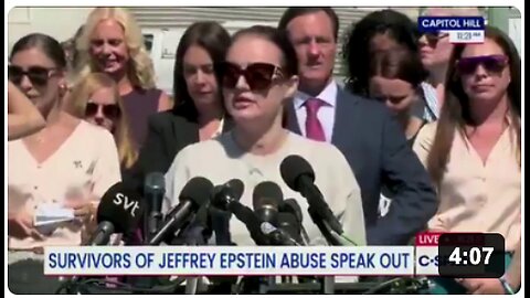 Epstein survivor claims Trump was Jeffrey Epstein's "BIGGEST BRAG" during Rep. Thomas Massie and Rep. Ro Khanna's new conference