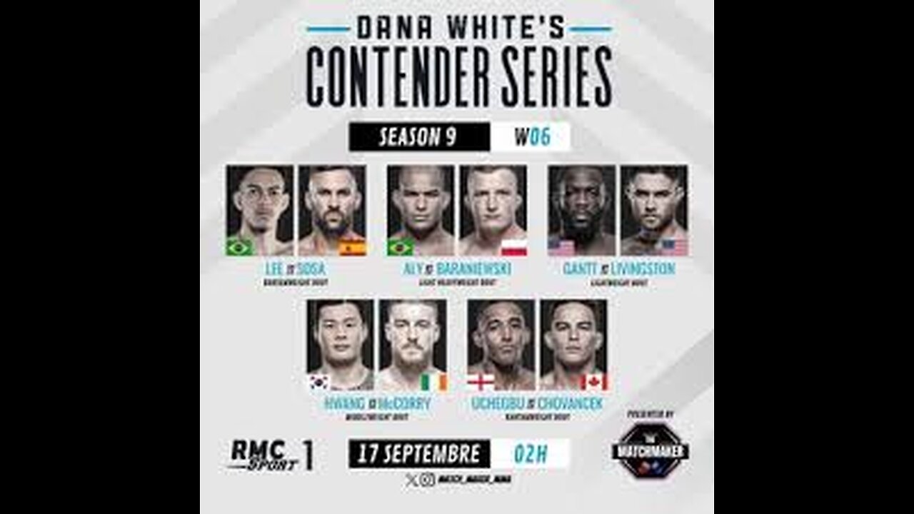 DWCS: SEASON 9 | WEEK 6 | FULL CARD PICKS