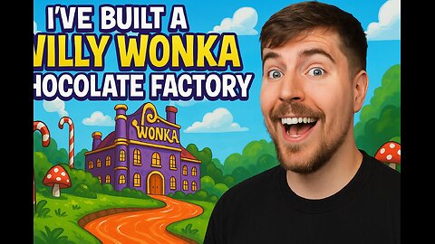 I Built Willy Wonka Chocolate Factory