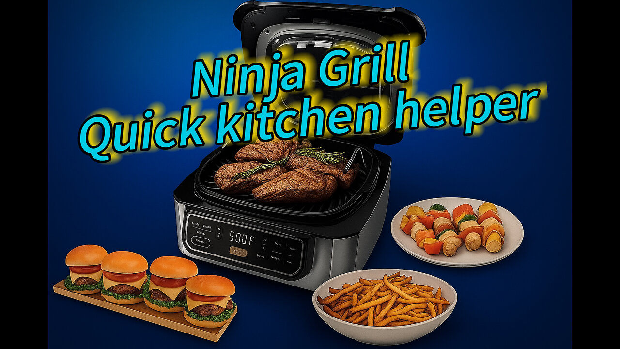 Ninja Electric Grill | Overview and Features | Indoor Kitchen Gadget Demo