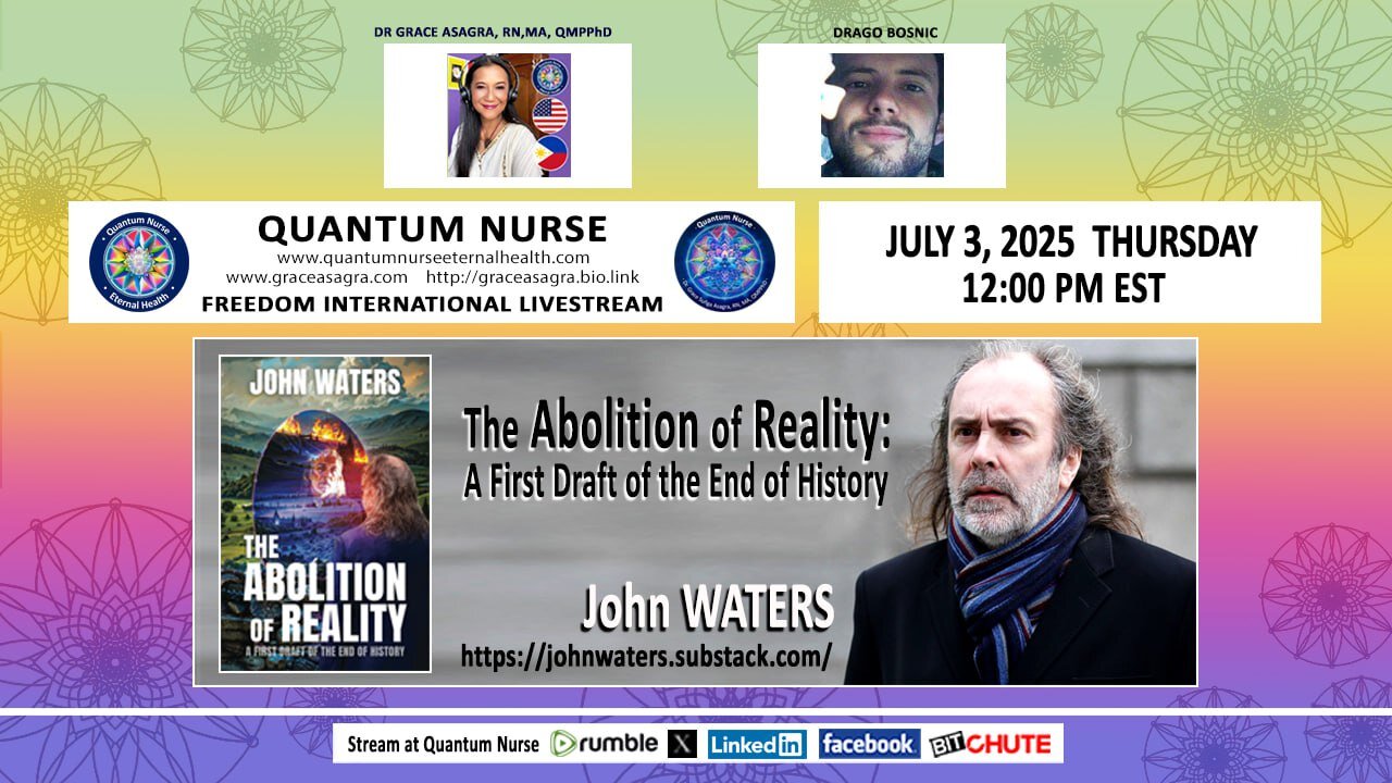 JOHN WATERS - The Abolition of Reality: A First Draft of the End of History