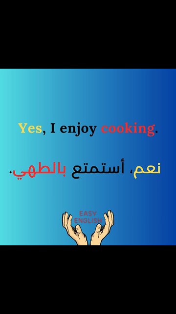yes,I enjoy cooking