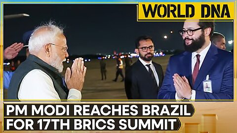 PM Modi Brazil Visit: PM Modi Gets Ceremonial Welcome On His Arrival At Rio De Janeiro | World News