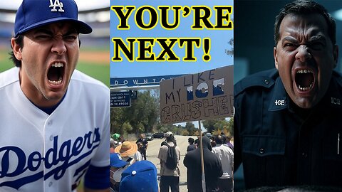 Dodgers PUT A TARGET on ICE Agents LIVES with BLATANT LIE as VIOLENT Activist MOBILIZE against ICE!