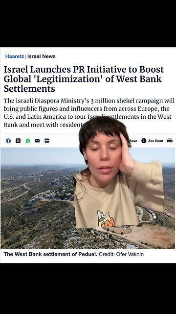 Diabolical PR Plan From the Israeli Regime
