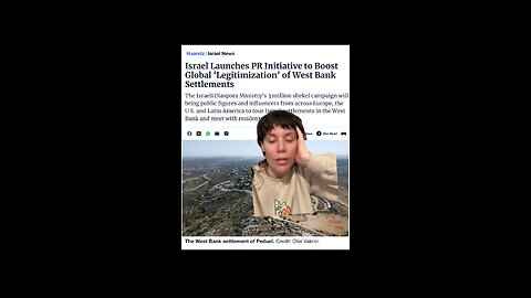 Diabolical PR Plan From the Israeli Regime