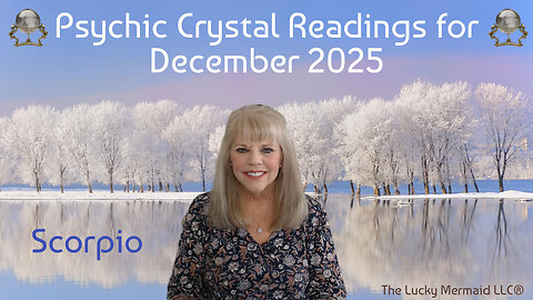 Scorpio Psychic Tarot Reading for December 2025 by Pam Georgel