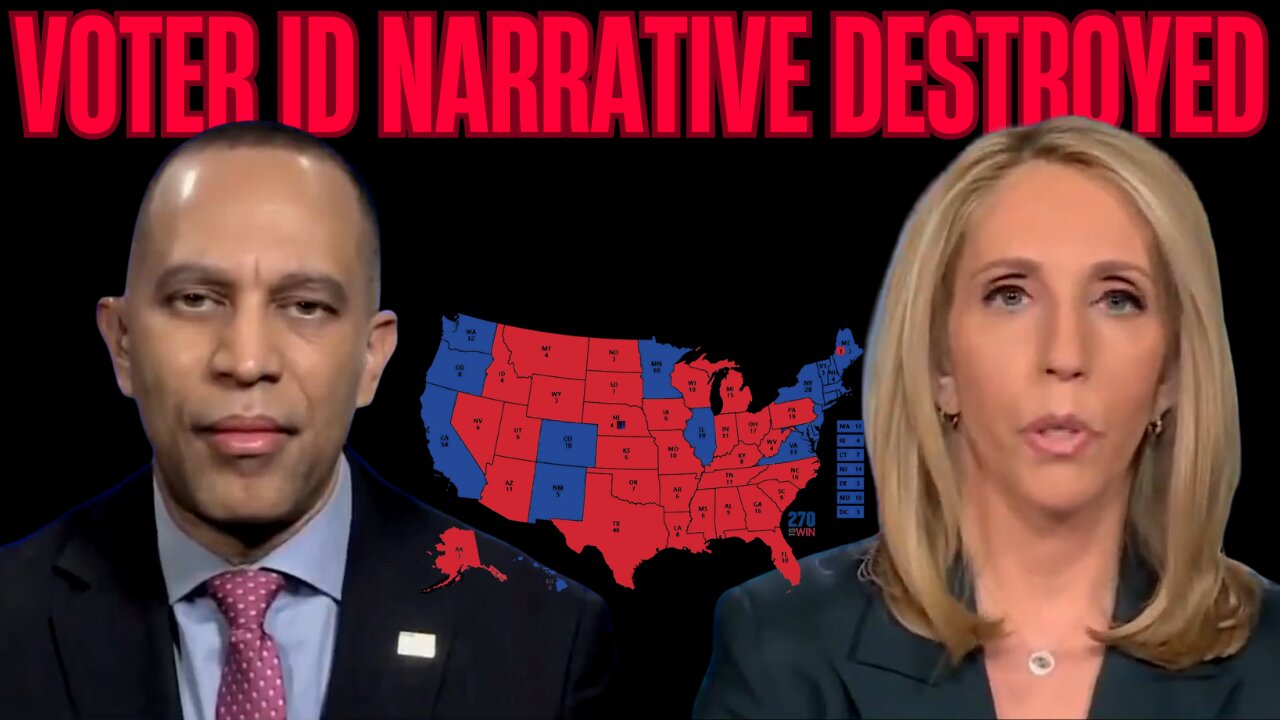 Hakeem Jeffries Panics as Dana Bash Drops Voter ID Bombshell