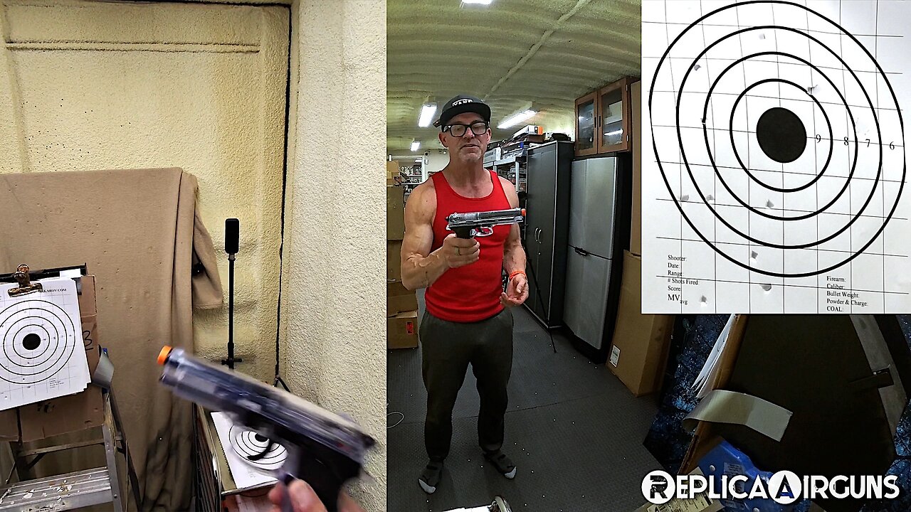 Umarex Beretta Mod. 92 FS Spring Clear Airsoft Pistol Field Test Review