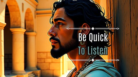 Being Quick To Listen, Slow To Speak