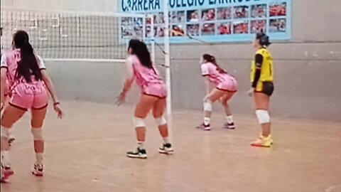 Volleyball action