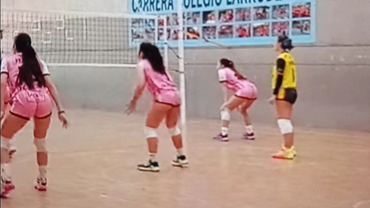 Volleyball action