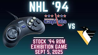 NHL '94: Capitals (Len the Lengend) at Penguins (FLAnatic) {Genesis} - Exhibition 167 (OT!)