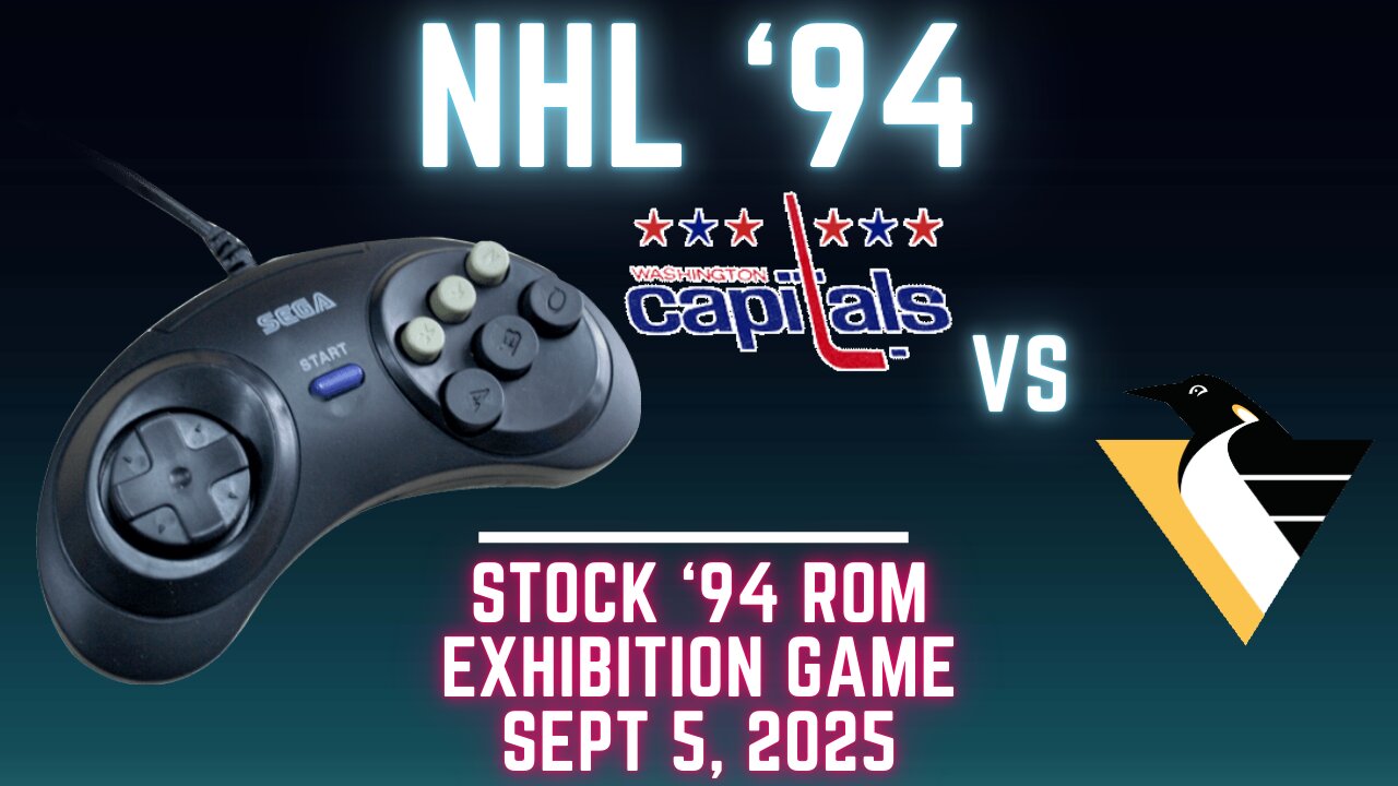 NHL '94: Capitals (Len the Lengend) at Penguins (FLAnatic) {Genesis} - Exhibition 167 (OT!)