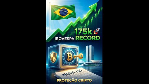O BRASIL DECOLOU! 🇧🇷 175k na Bolsa e a nova LEI que protege seu Bitcoin! 🚀🔑