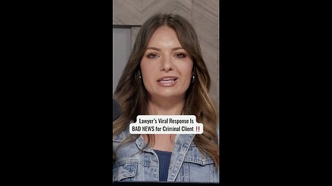 Lawyer's Viral Response Is BAD NEWS for Criminal Client ‼️