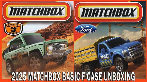 UNBOXING MATCHBOX 2025 BASICS F CASE