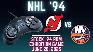 NHL '94: Devils (Len the Lengend) at Islanders (Gambi) {Genesis} - Exhibition 155 (OT!)