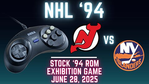 NHL '94: Devils (Len the Lengend) at Islanders (Gambi) {Genesis} - Exhibition 155 (OT!)