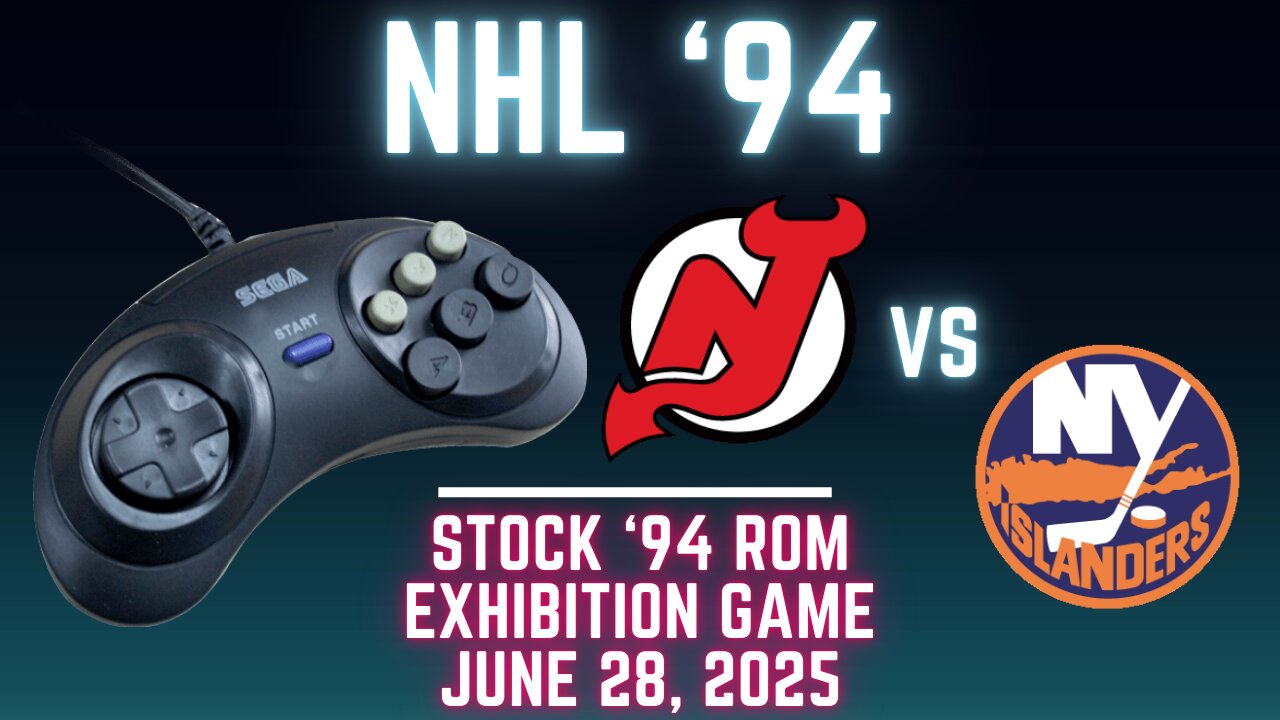 NHL '94: Devils (Len the Lengend) at Islanders (Gambi) {Genesis} - Exhibition 155 (OT!)