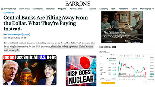 Japan | Is Japan About to Trigger One of the Largest Financial Collapses In World Financial History? + "Central Banks Are Tilting Away from the Dollar...They Plan to Buy Up Euros, China’s yuan, & Gold." - Barrons (11/26/25)