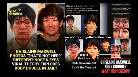 Jeffrey Epstein Mossad Handler Ghislaine Maxwell Body Double Exposes Corrupt USA Justice System