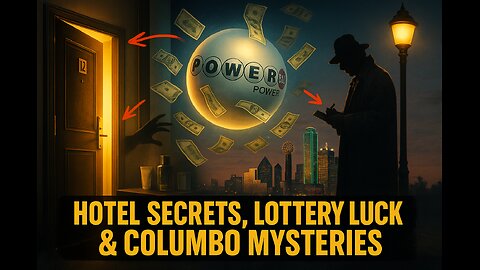 DON'T MISS THIS! Hotel Secrets, Lottery Luck & Columbo Mysteries LIVE Tonight