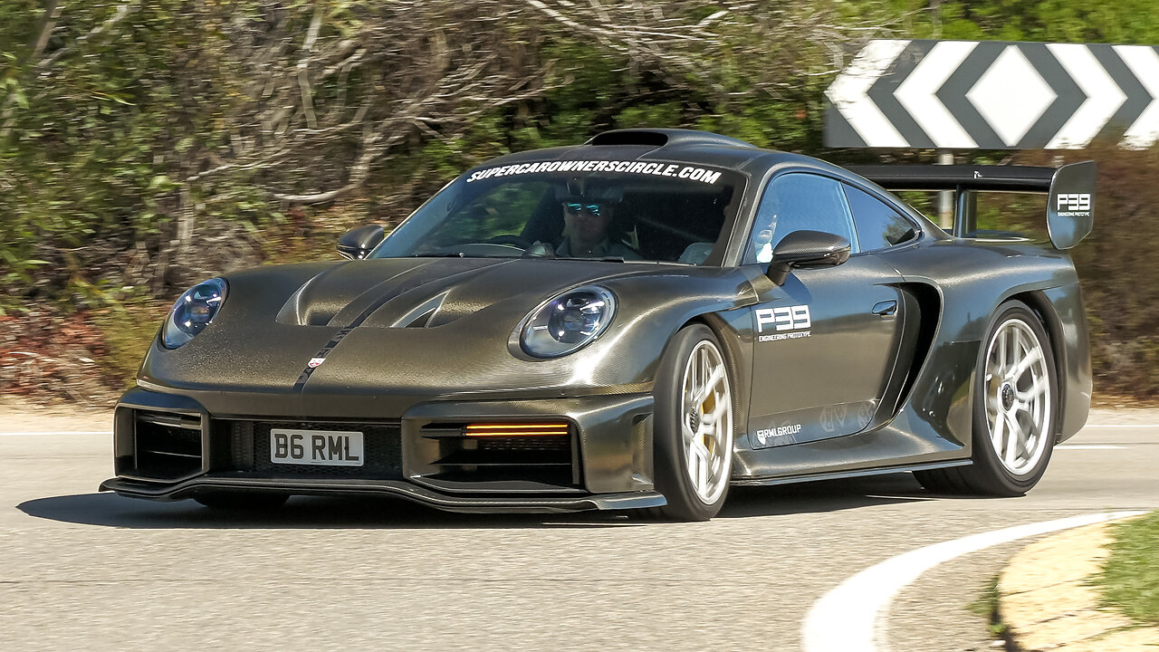 920HP RML P39 Hypercar Full Carbon! SOUND & Accelerations