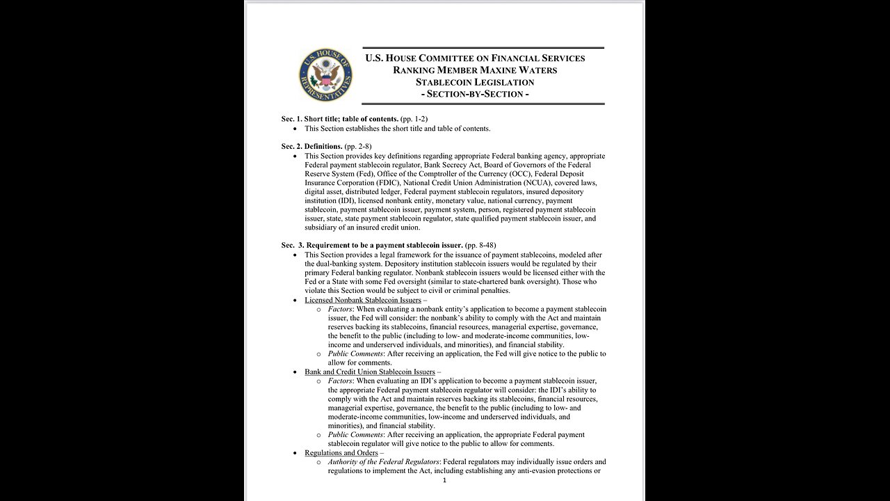 The U.S stablecoin rule book