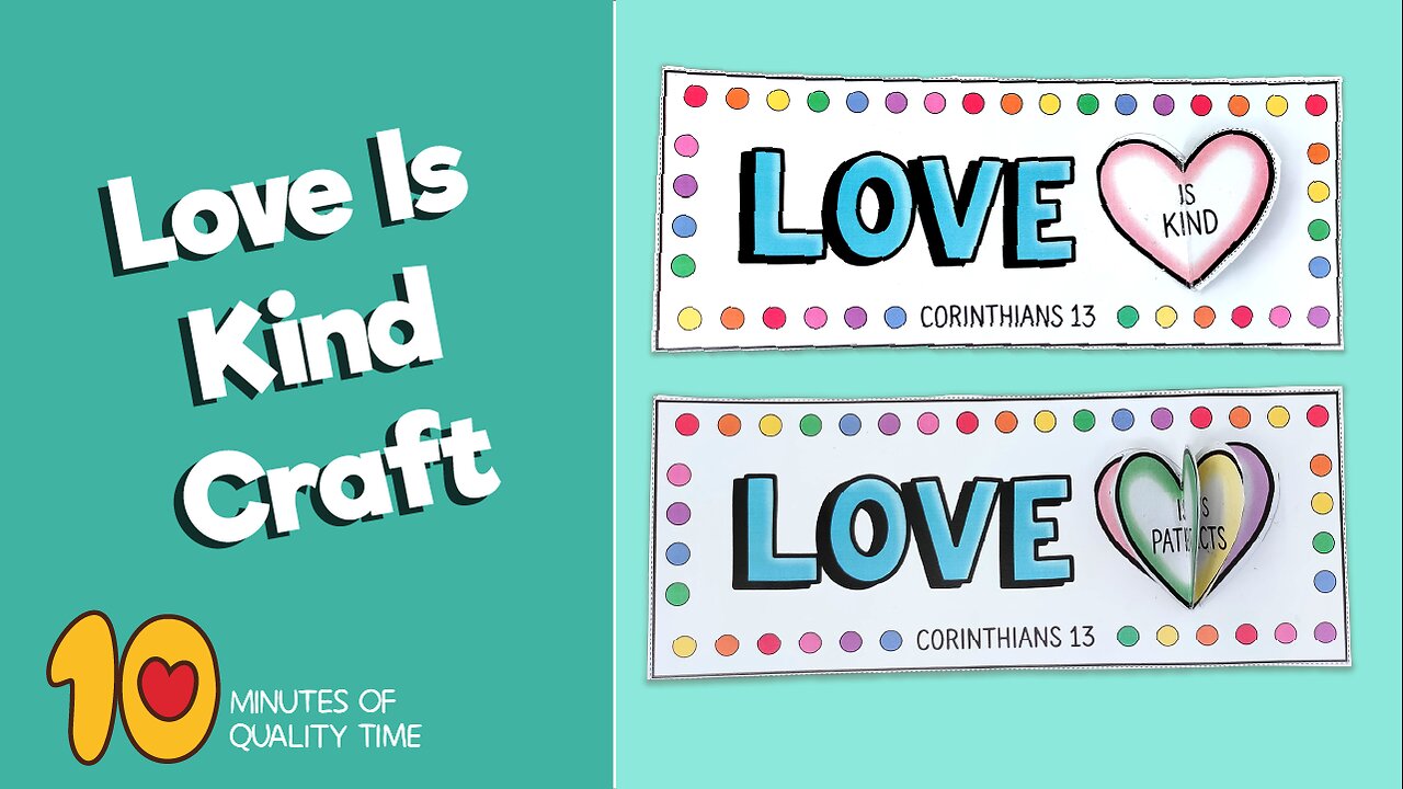Love Is Corinthians 13 Craft