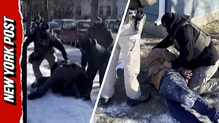 Federal agent pepper sprays anti-ICE activist watching Minneapolis operation