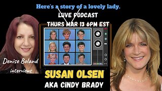 Live with Susan Olsen aka Cindy Brady from The Brady Bunch