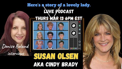 Live with Susan Olsen aka Cindy Brady from The Brady Bunch