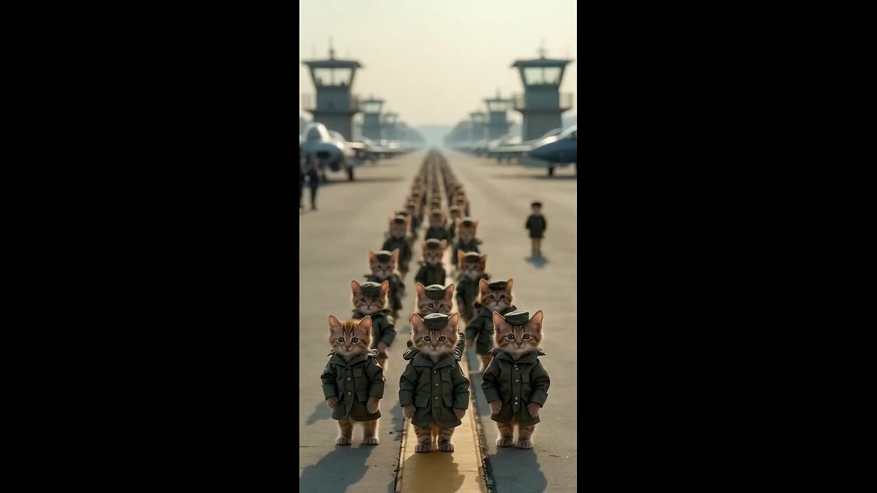Wowo army cat is coming