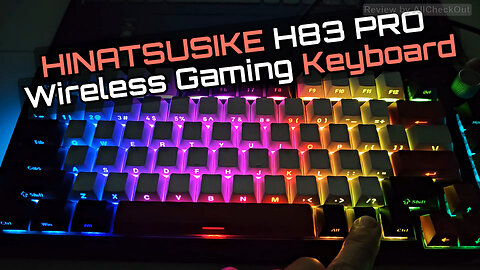 HINATSUSIKE H83 PRO 75% Wireless Mechanical Gaming Keyboard Review