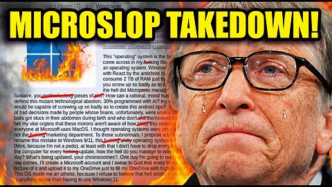 Windows 11 COOKED in Epic Takedown! RIP Microslop! | Clownfish TV