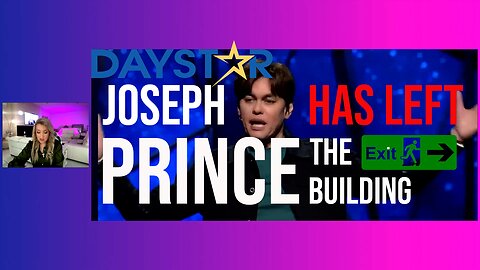 🚨BREAKING!🚨 Daystar: Joseph Prince has Left the Building