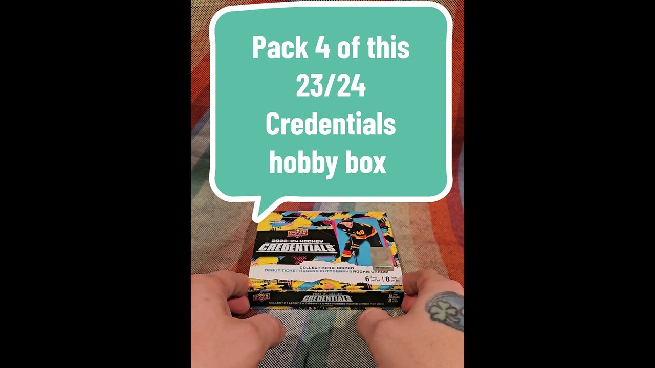 Pack 4 of this 23/24 Credentials hobby box
